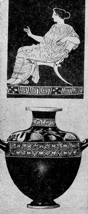 Множество этрусских ваз было найдено в древней Спине, открытой южнее устья По.